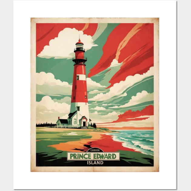 Prince Edward Island Canada Vintage Poster Tourism Wall Art by TravelersGems